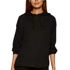 NWT Sweet Romeo Women’s Black Hooded Sweatshirt Size Small